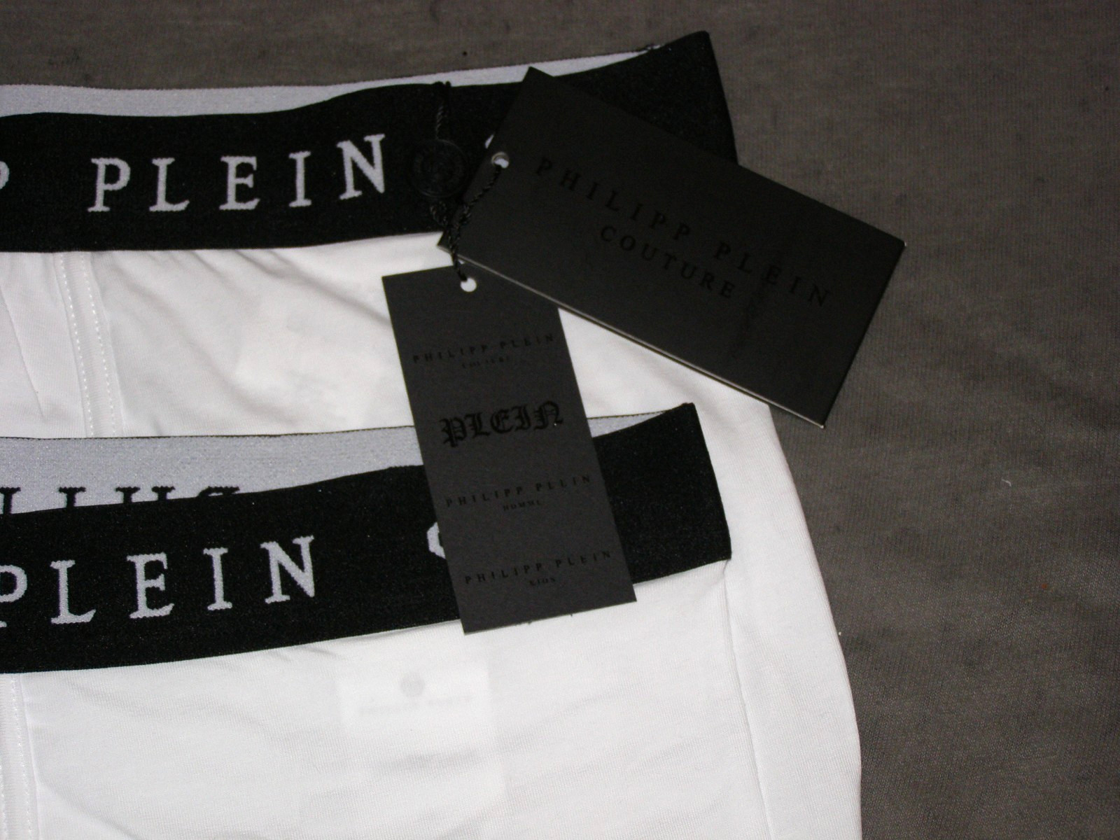 PHILIPP PLEIN Exclusive Luxury Underwear, 2 Pack Skull, White, XXL – NEW