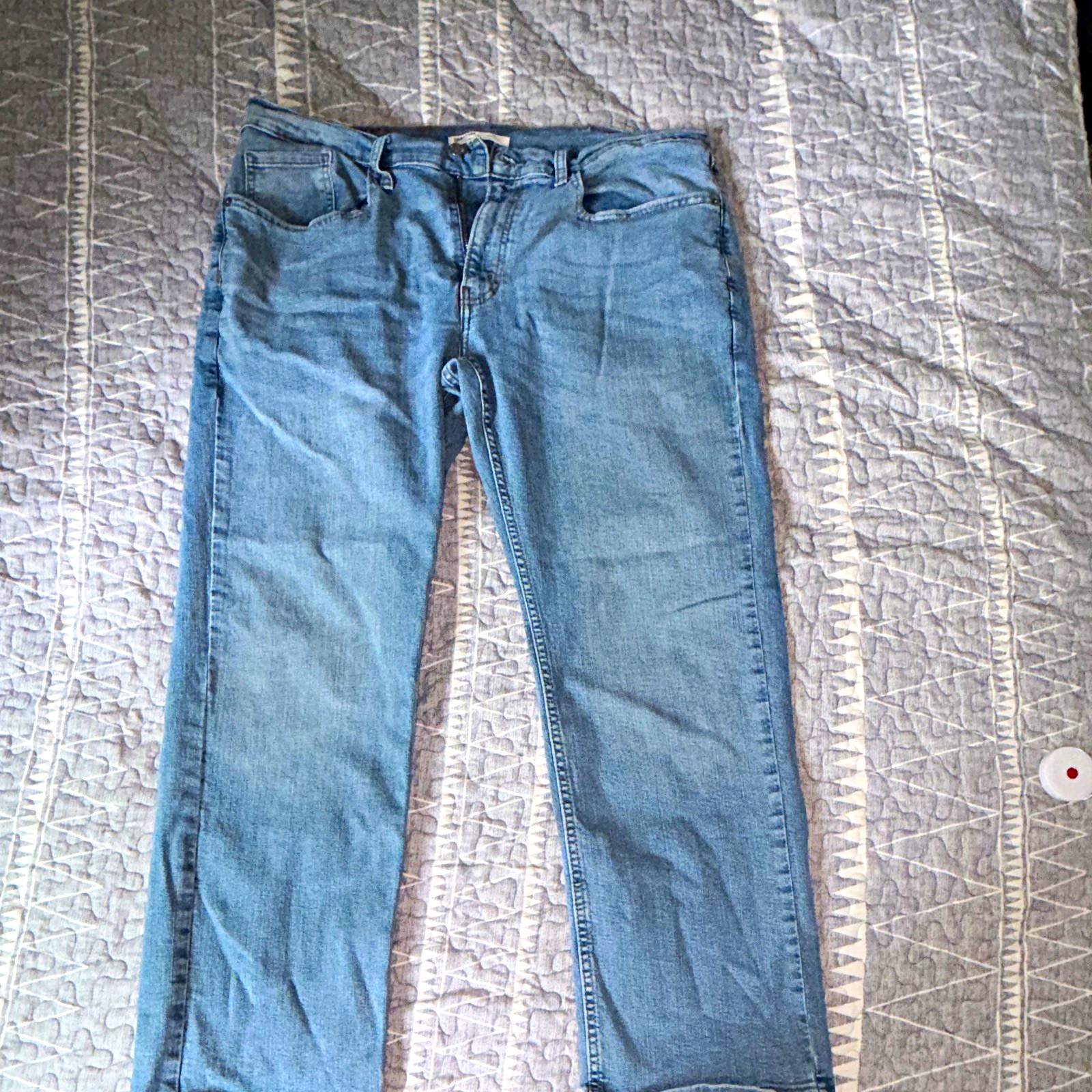 Signature by Levi Strauss & Co. Men’s Relaxed Straight Blue Light Wash Denim