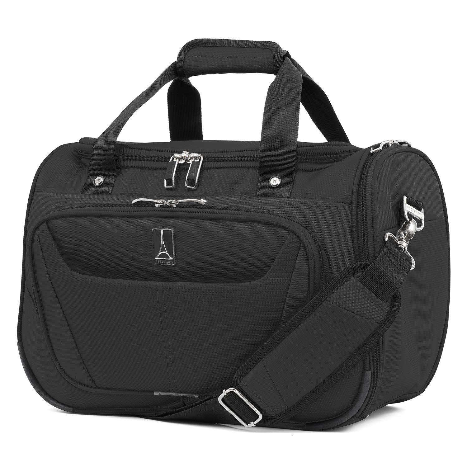 Travelpro Maxlite 5 Softside Lightweight Underseat Tote, Black 18 Inch U21