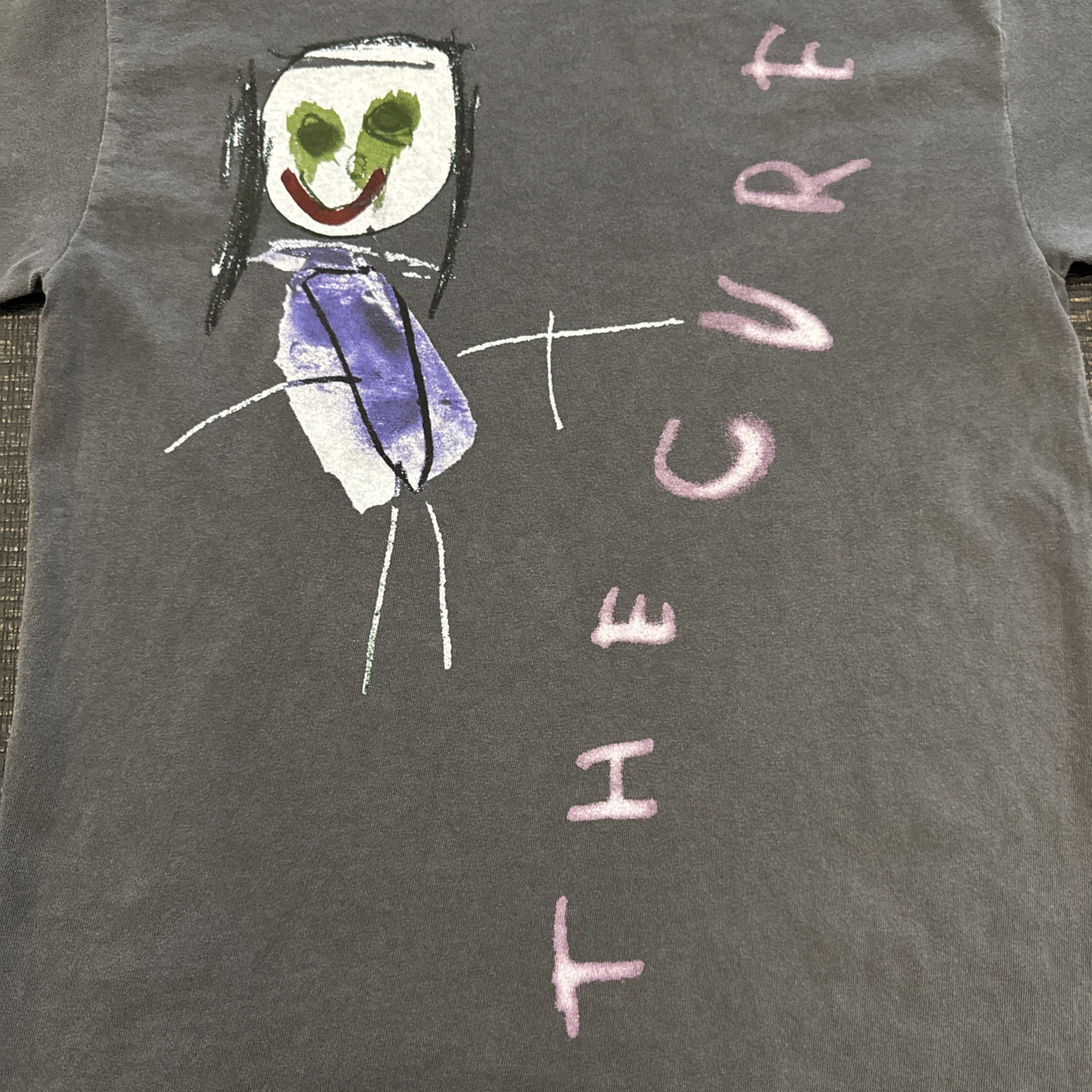 The Cure-Robert Smith💋Stick Man 2019 Tour-Goth Rock-Unisex T-shirt Gray-Small