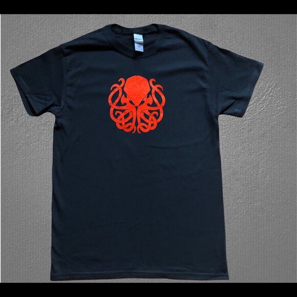 Cthulhu T Shirt Small to 2 Extra Larg Size Necronomicon Screen Printed