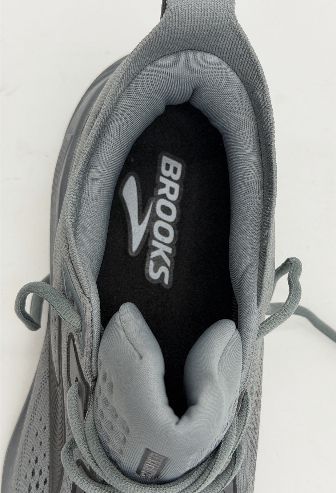 NEW BROOKS SZ 11 GLYCERIN 23 RUN & WALK cushion shoes men’s In Grey Pearl Black