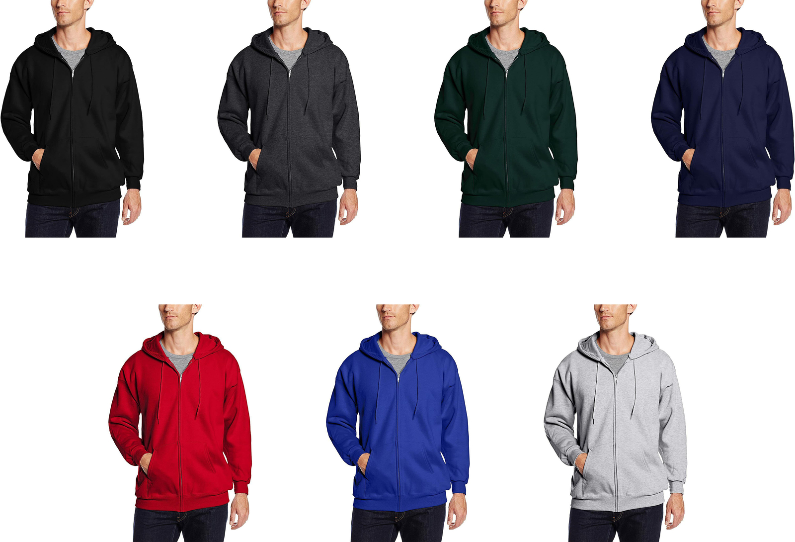 Hanes Ultimate Men’s Full-Zip Hoodie