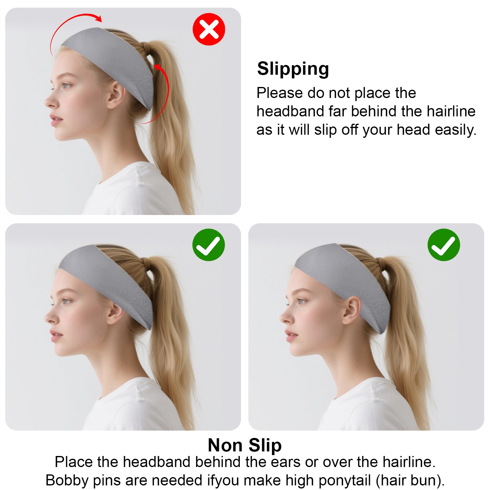 6 Pcs Running Headbands Men Sweatbands Sports Sweat Bands Workout Fitness Women