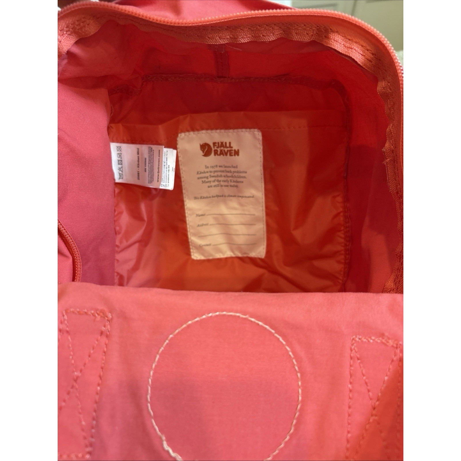 Peach Pink Mini Backpack Classic Lightweight Everyday Bag READ