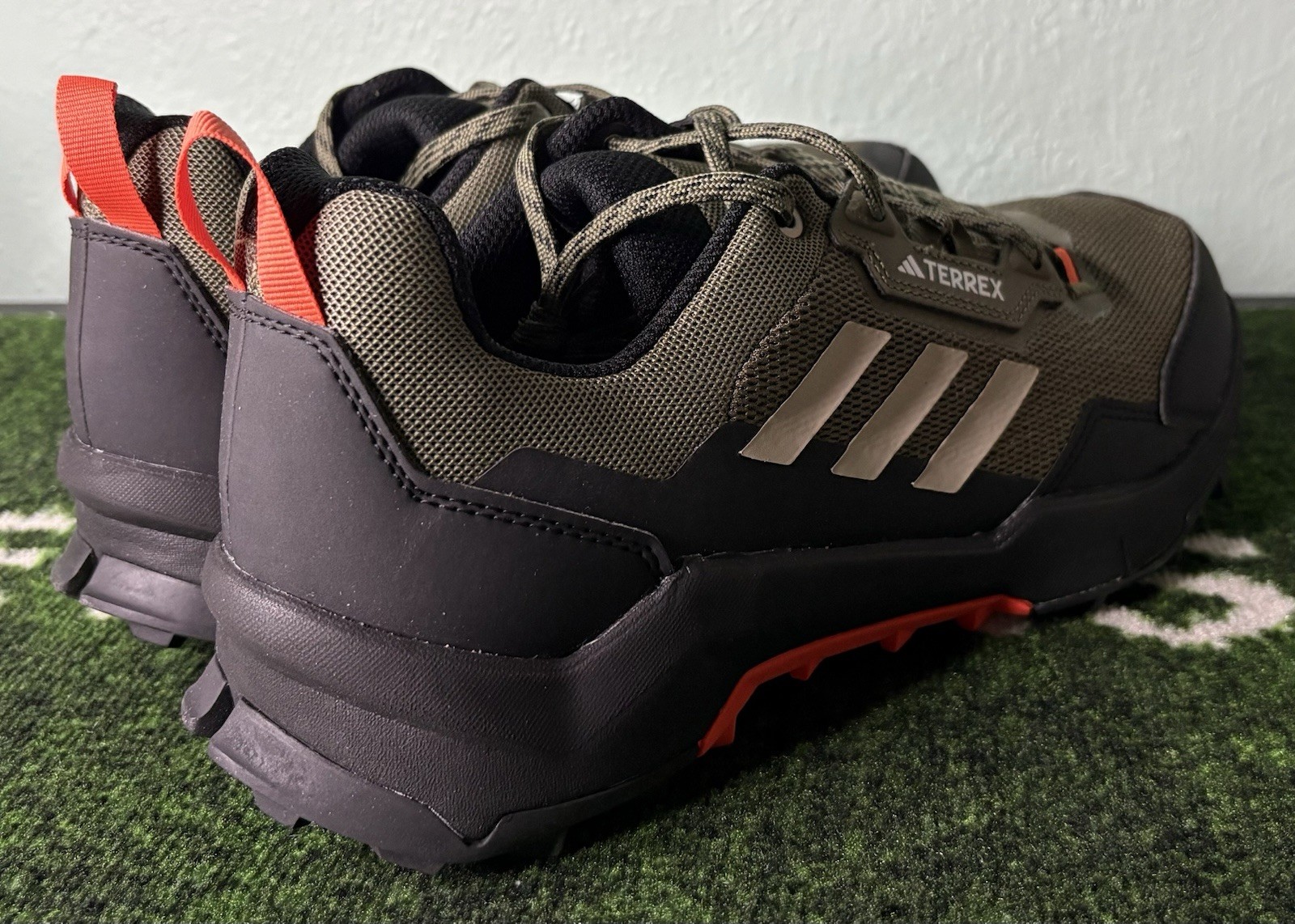US Men’s 9 Wide – Adidas TERREX AX4 “Olive Strata Core Black” IG8852, Hiking