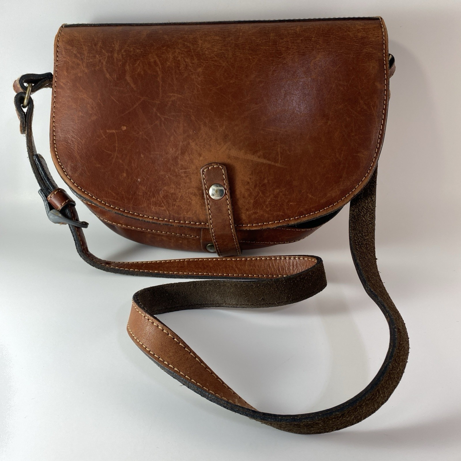 Talabarteria Mattaldi Leather Shoulder Bag 11 In Wide Approx 7 In Depth