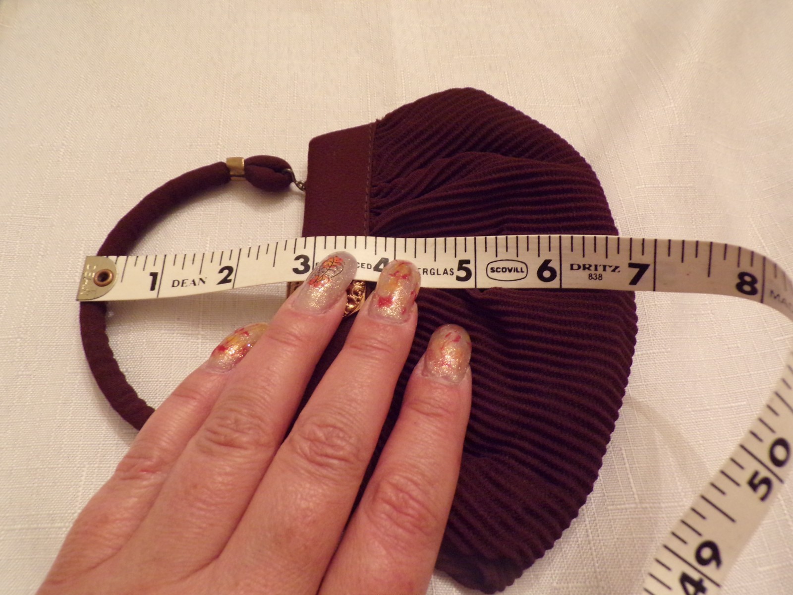 Antique Brown Small Handbag JEMCO 1925