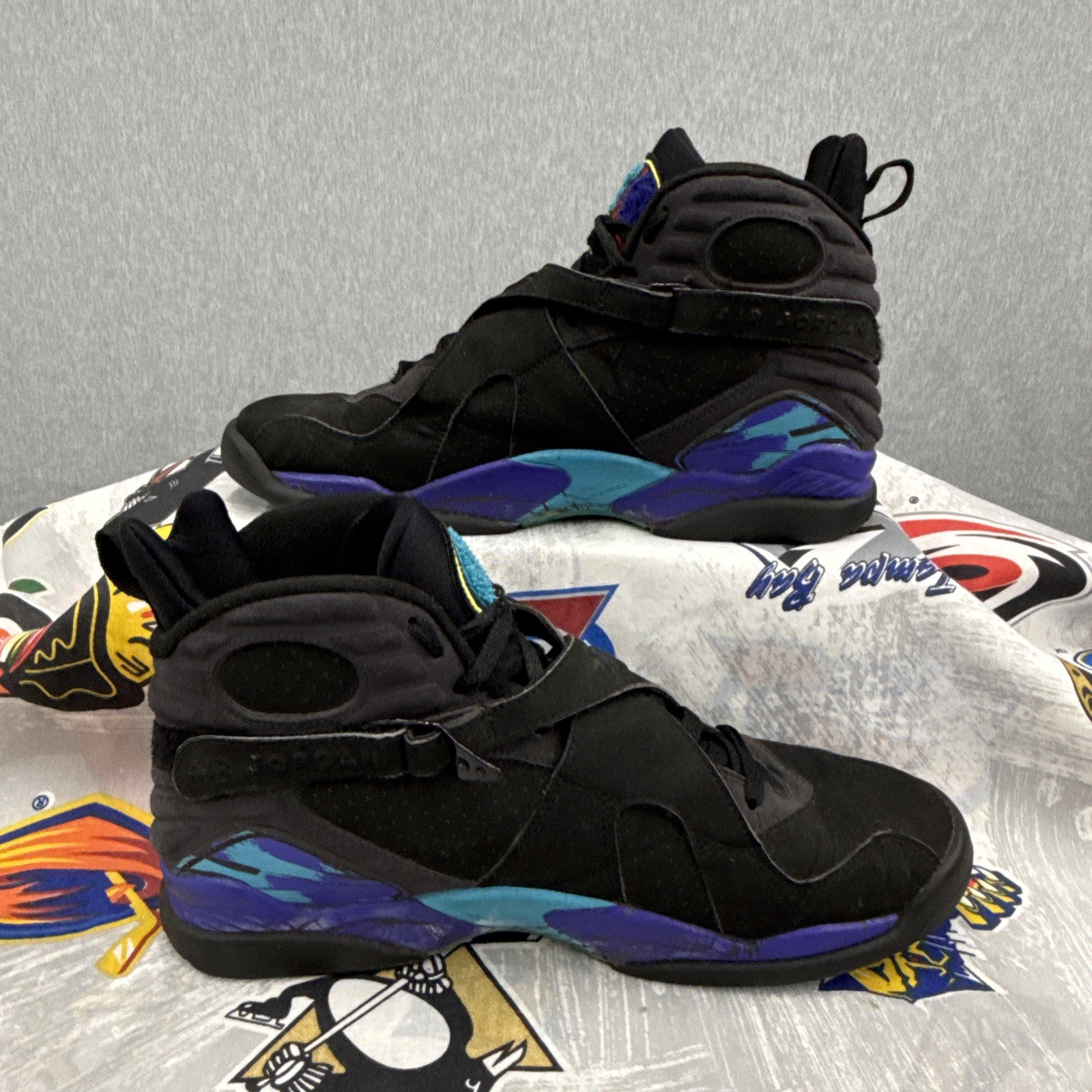 Air Jordan 8 Retro 2007 Aqua Men’s Size 11.5 (305381-041)