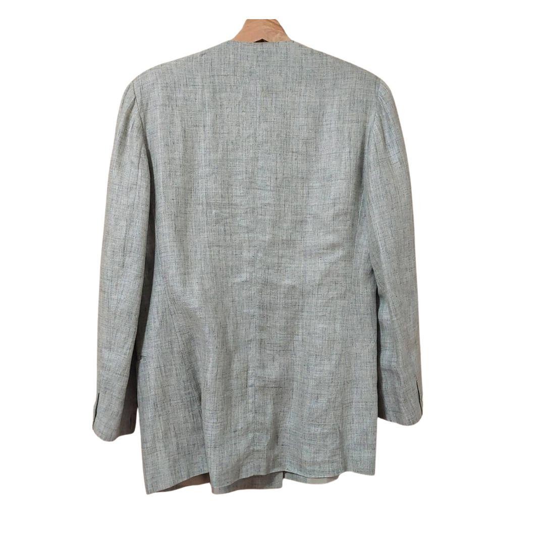 MaxMara Collarless Jacket, Women’s, Gray, Size M