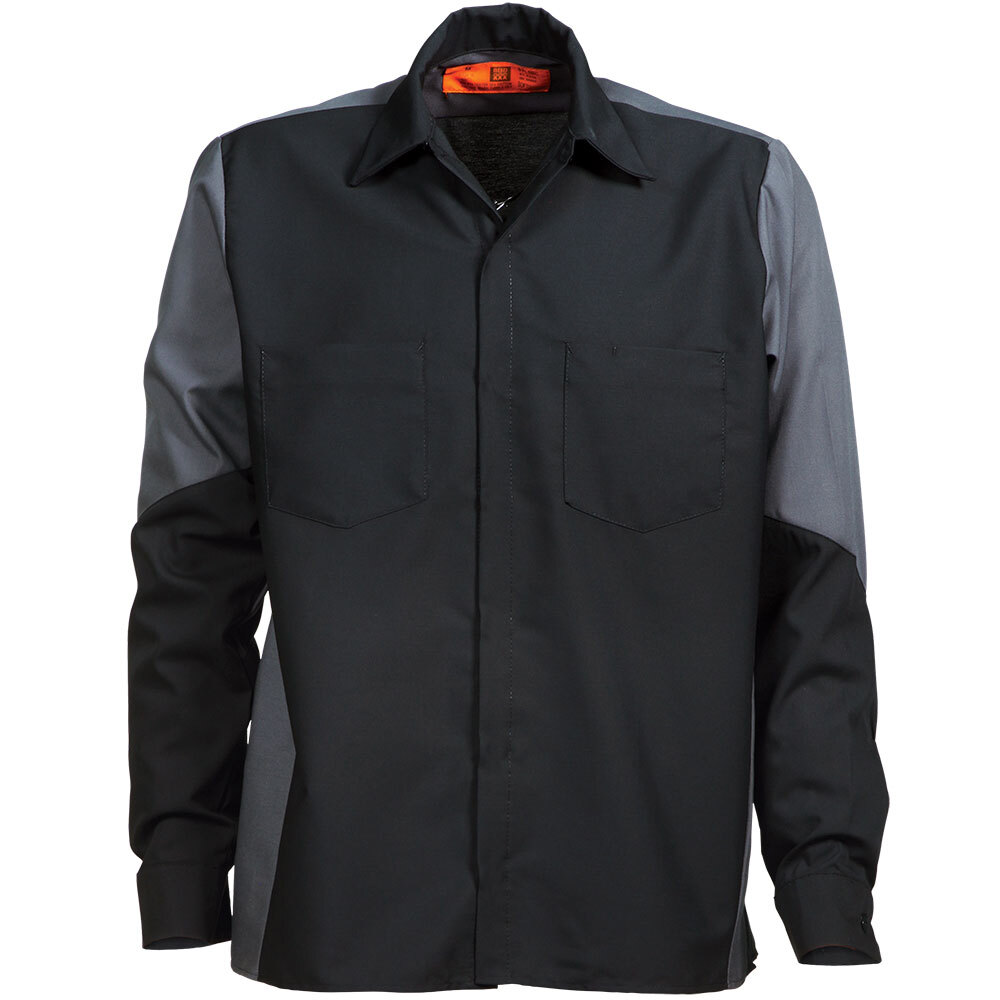 Mechanic Work Shirts Two Tone Motorsport 2 Pocket Industrial Uniform Clothes