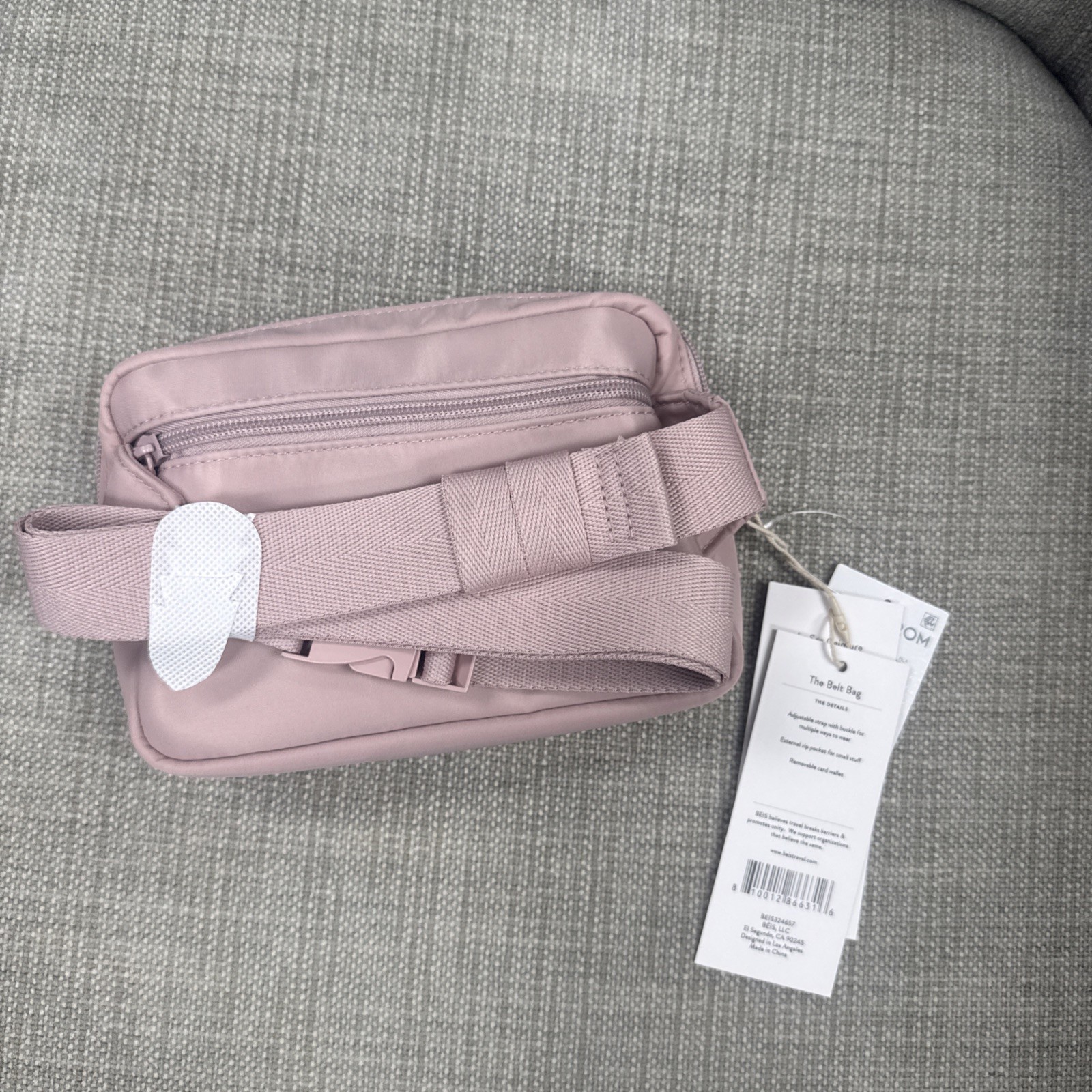 Beis Belt Bag in Atlas Pink # BEIS324657 NWT