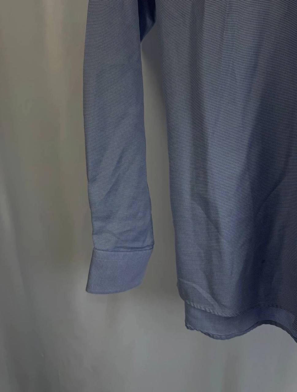 Eton Blue Dress Shirt Men’s Button Up Formal Business Office Luxury Size:М