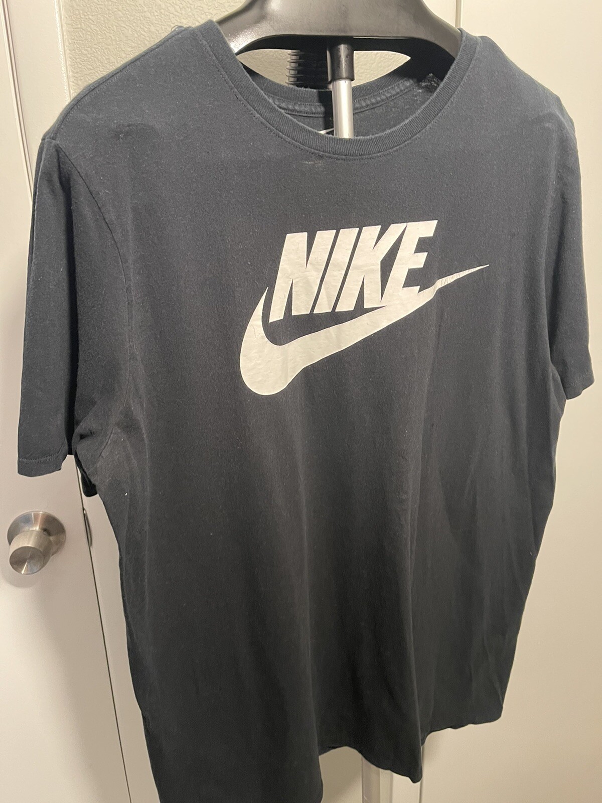Nike Men’s T-Shirt Athletic Logo Swoosh Printed Active Short Sleeve Tee