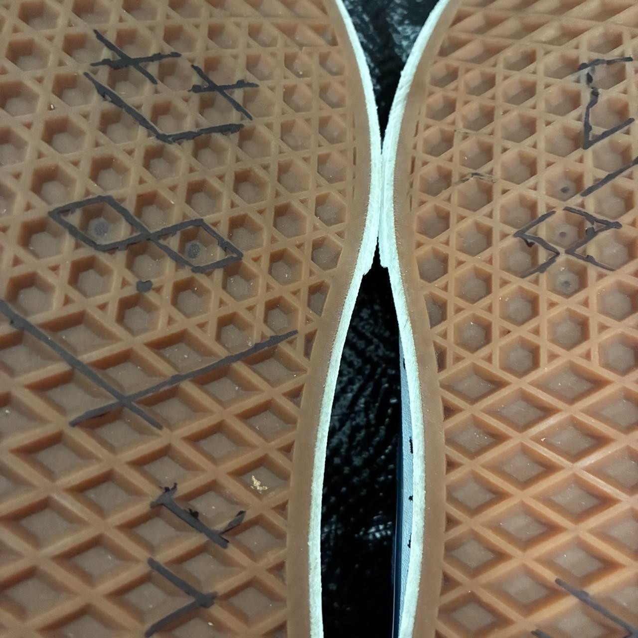 Sailor Blu Checkerboard Vans asspizza inspired Custom Pumpkin Face Shoes Size 8