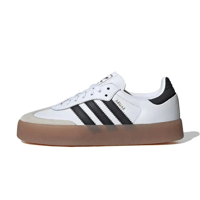 Adidas Originals Sambae Cloud White Metallic Gold Women’s Shoes JI1349 (B)