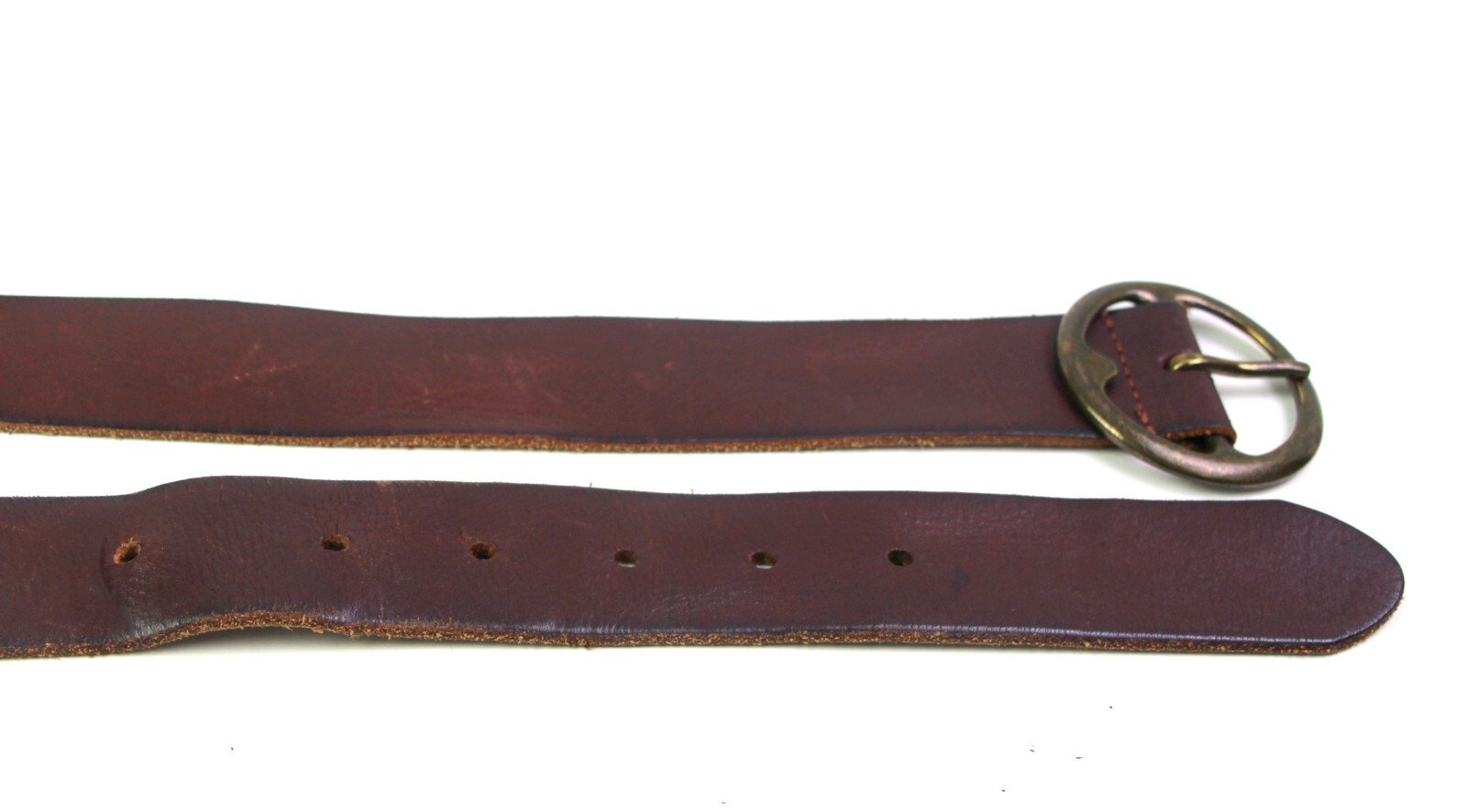 Treasure & Bond BROWN REAL LEATHER 1 3/8″Wd CASUAL DRESS WOMEN’S BELT Sz S (B47