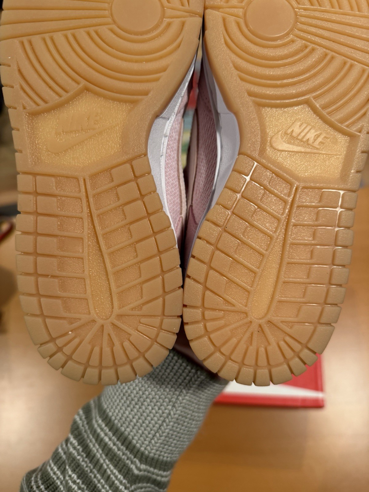 Size 7.5W – Women’s Nike Dunk Low Teddy Bear Light Pink Gum DZ5318-640 Sneaker