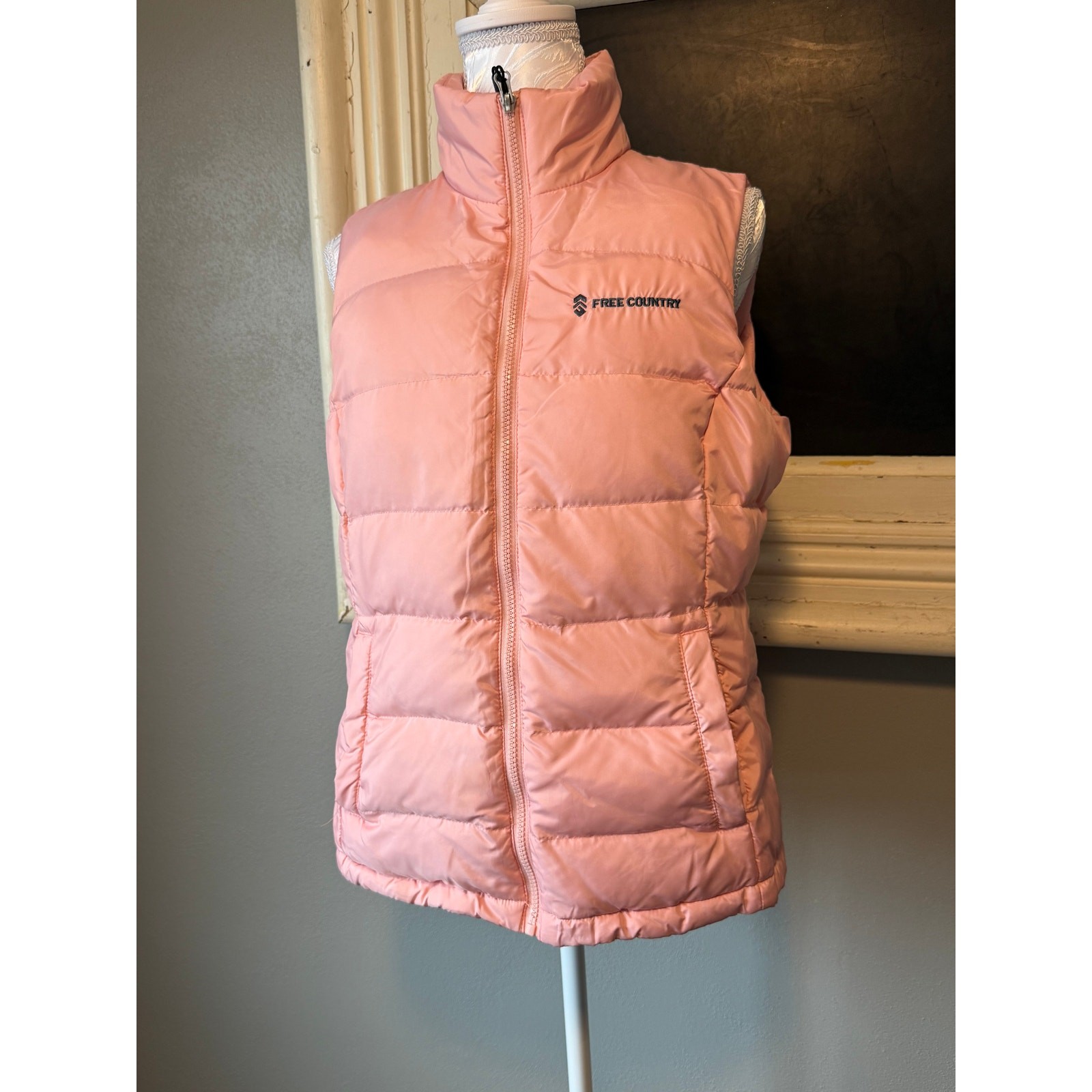 Free Country Pink puffer vest