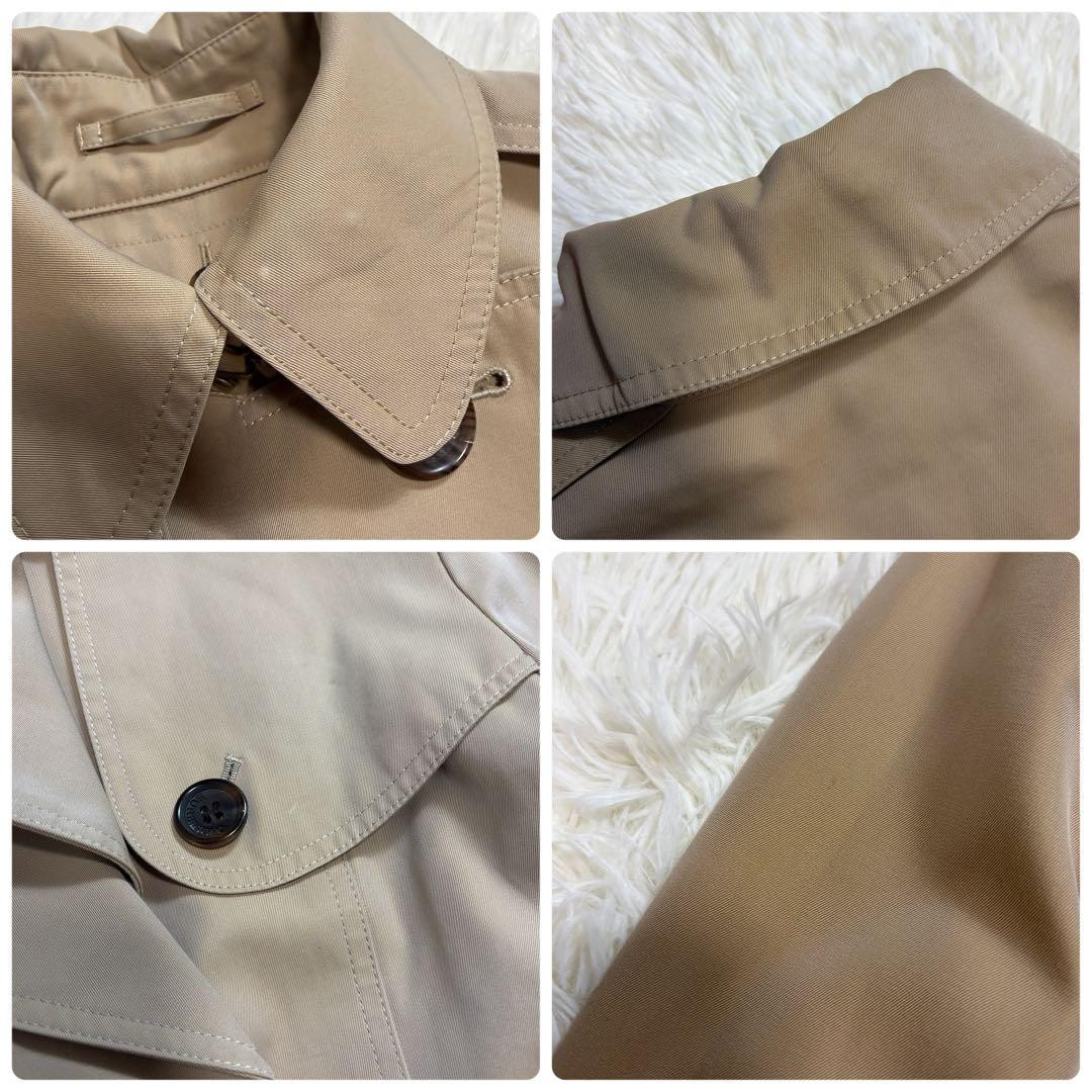 Burberry London single trench coat Nova check honey beige 36