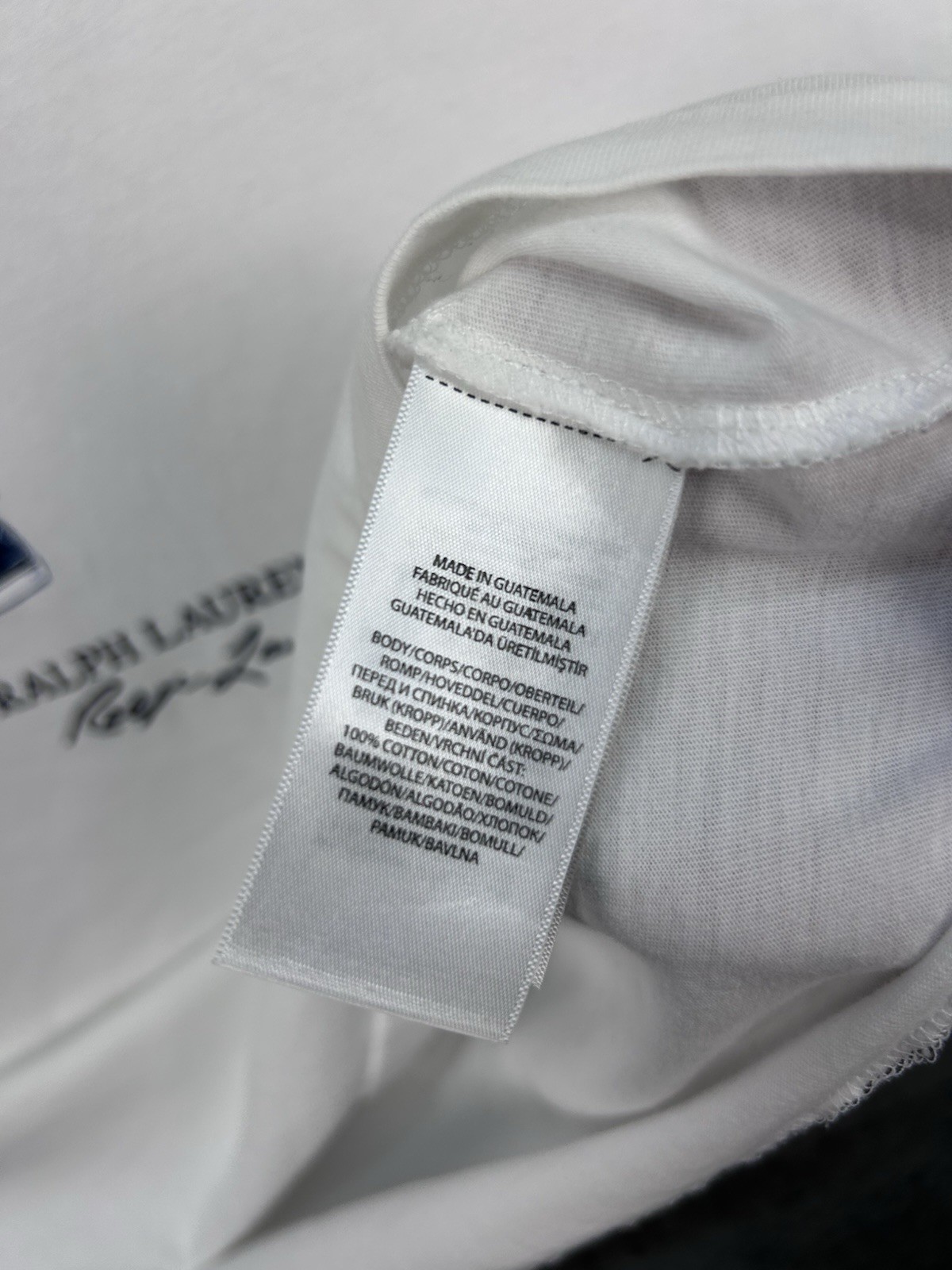 Polo Ralph Lauren Custom Fit Polo Bear T-Shirt Size 3XB Big White Preppy S/S