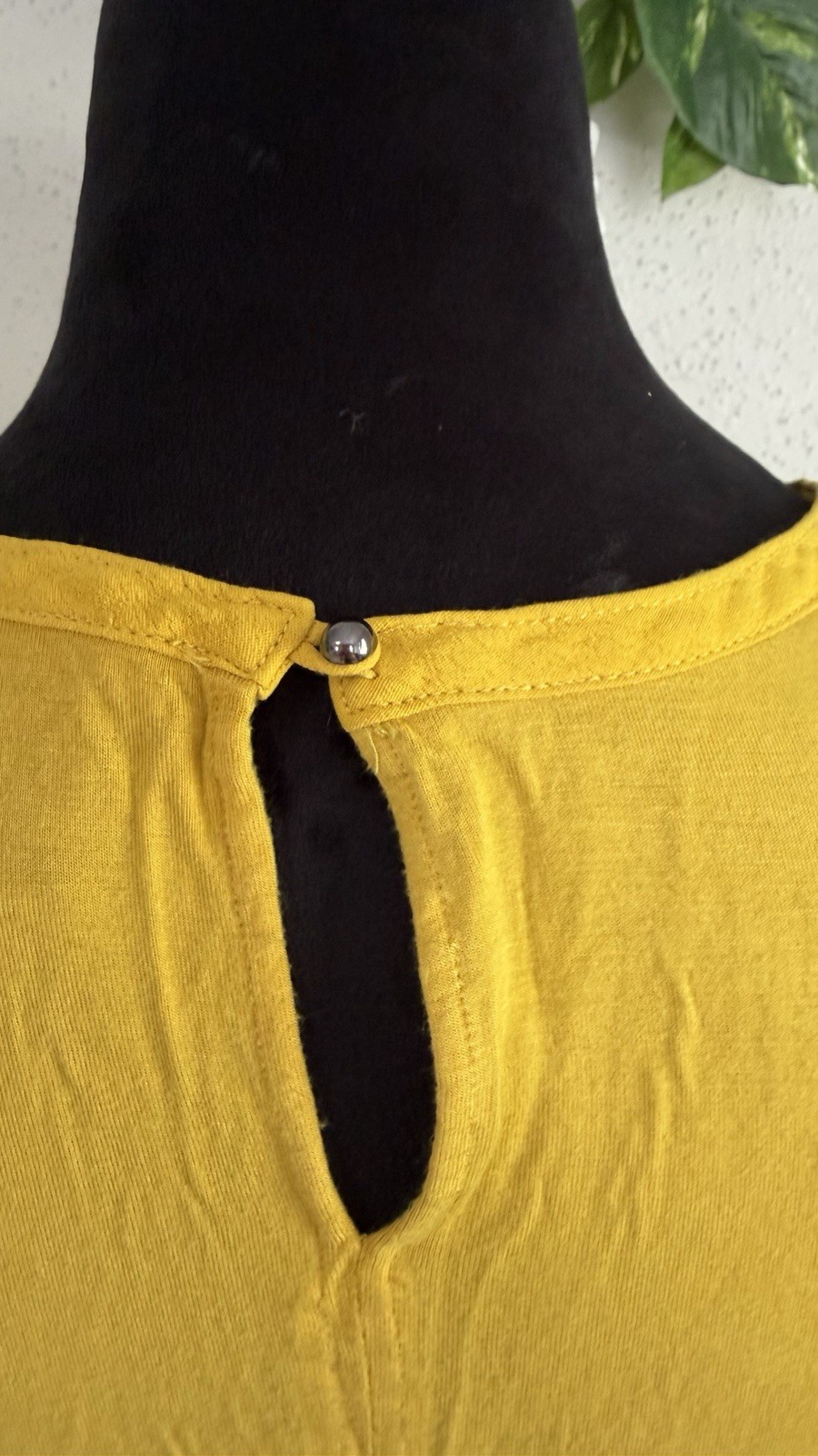 Grace Elements Women’s Mustard Lace Sleeveless Rayon Blouse Top Size M Boho