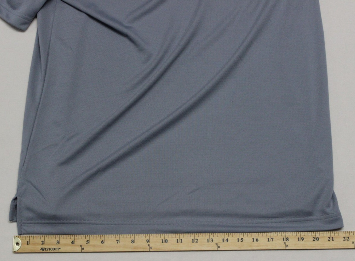 Levelwear Primary Polo Shirt Men’s Size L Pebble Gray Short Sleeve Logo Golf NWT