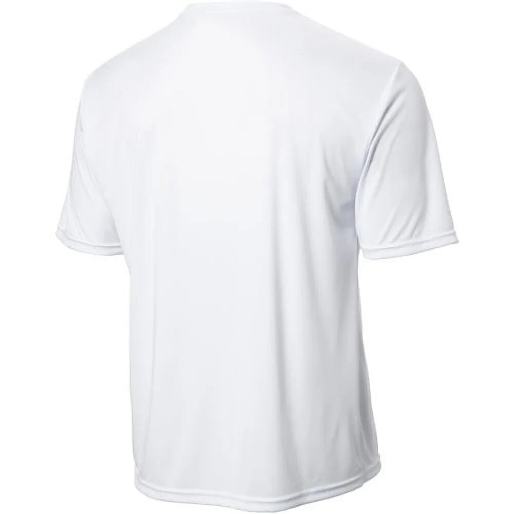 A4 Adult Unisex Cooling Performance N3142 Size M White SS Crew Neck Shirt New