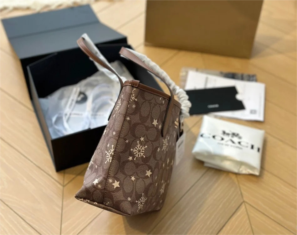 Coach Signature Logo Tote