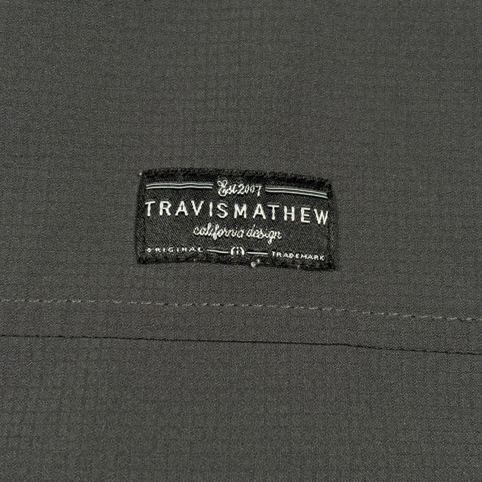 TravisMathew Full Zip Hoodie Jacket Mens XXXL Gray Lightweight Performance Golf