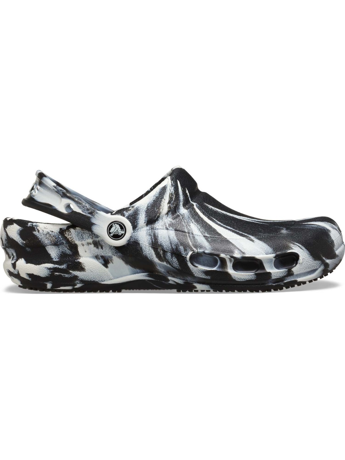 HOT Crocs at Work Unisex Bistro Slip Resistant Clog Black,Color:Black/White