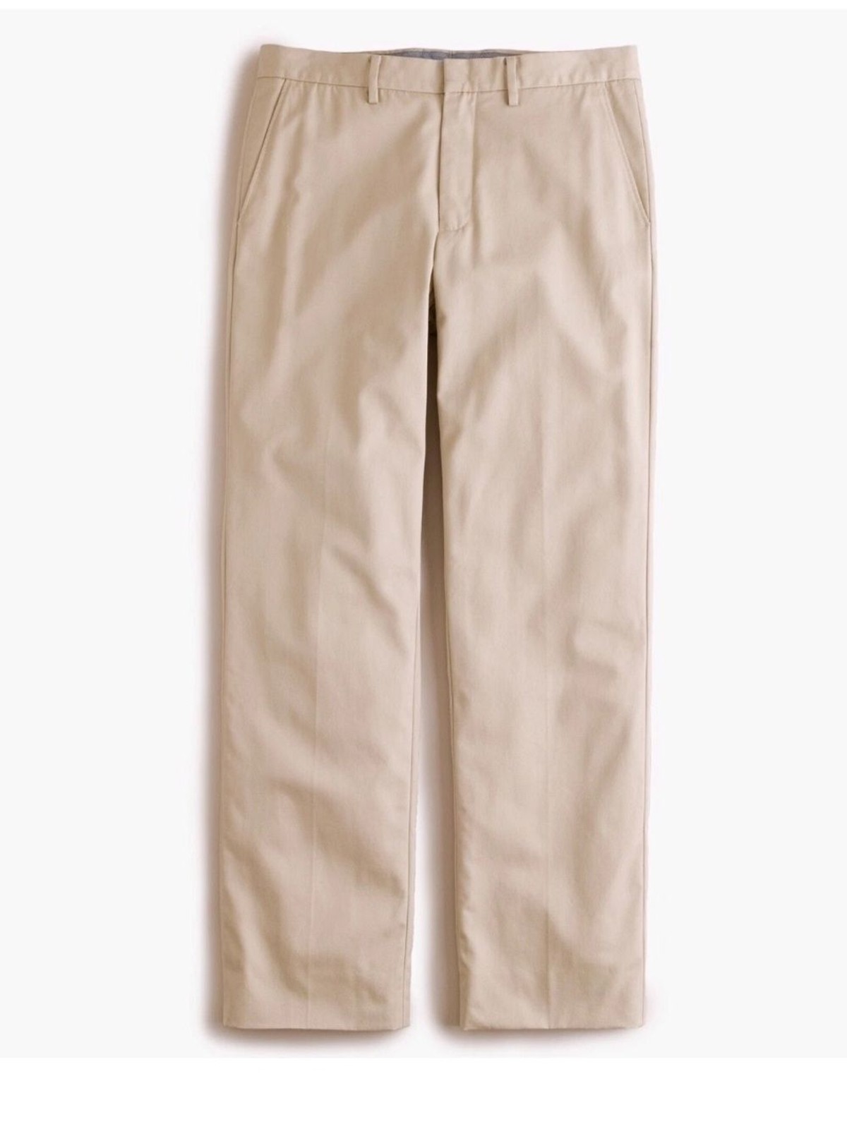 NWT J. Crew Bowery Dress Pant 34×34 Stretch Chino Khaki Slim Preppy Work Office