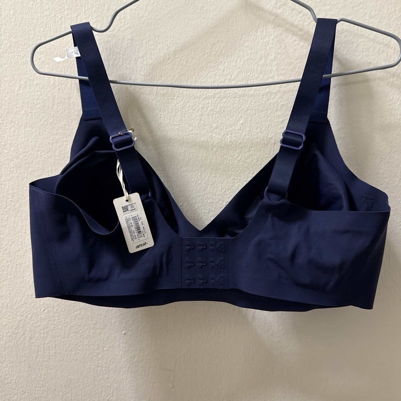 Smoothez By aerie Navy Underwire Seamless Support Bra Size 38DD