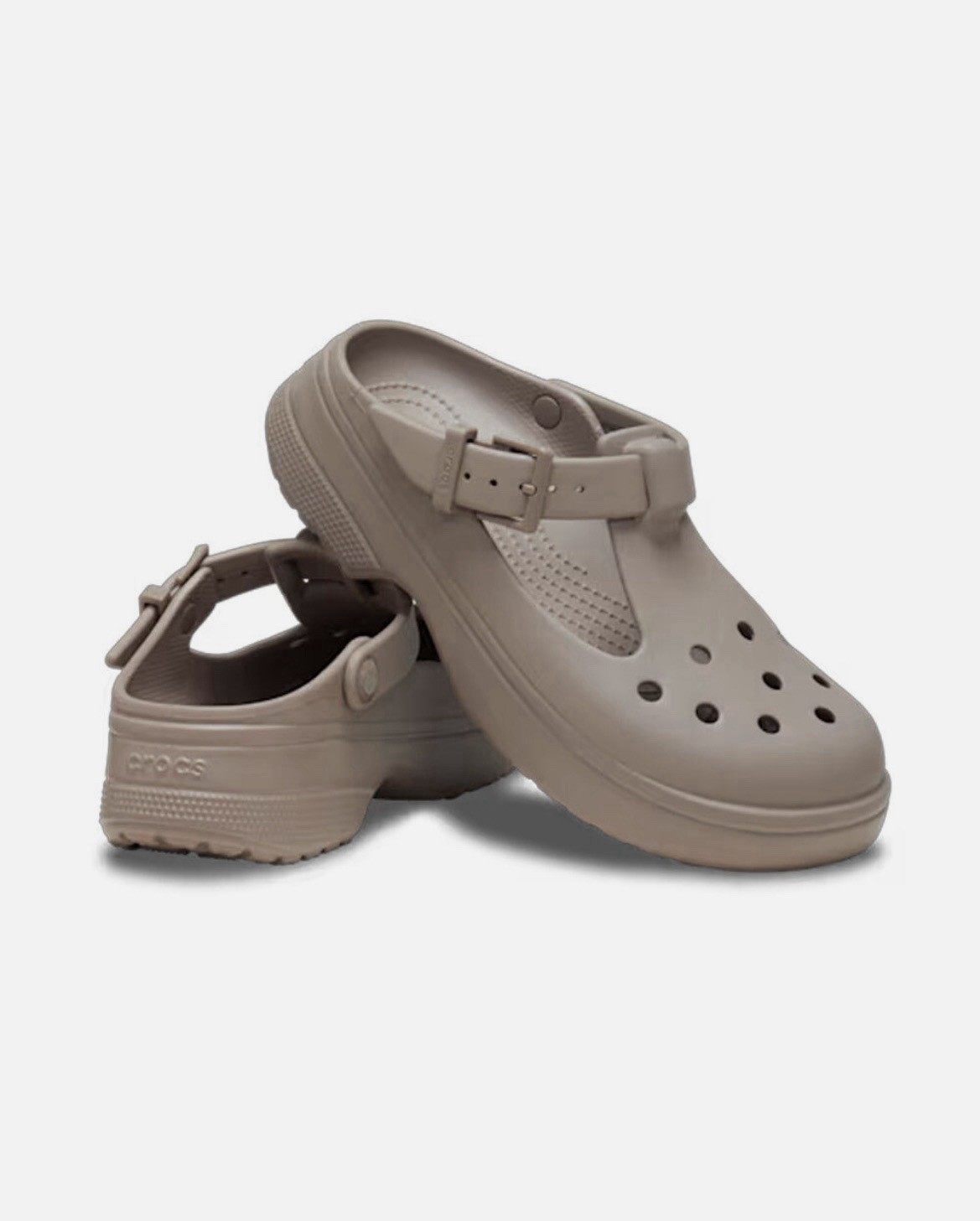 New CROCS CLASSIC MARY JANE CLOG 210581-214 Beige US M4/W6