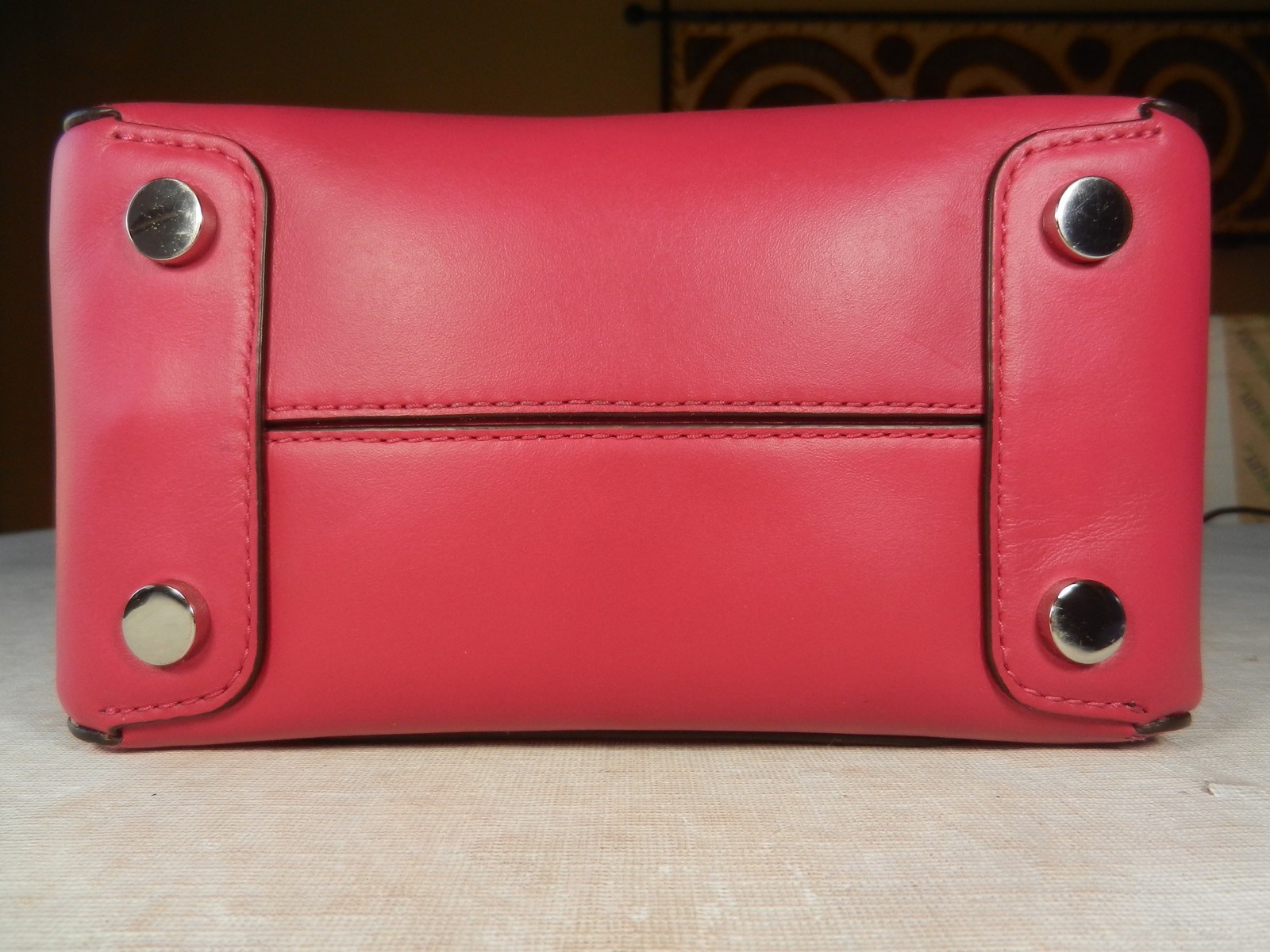 MICHAEL KORS Nolita Ultra Pink Smooth Leather Mini Crossbody Messenger Bag NWOT