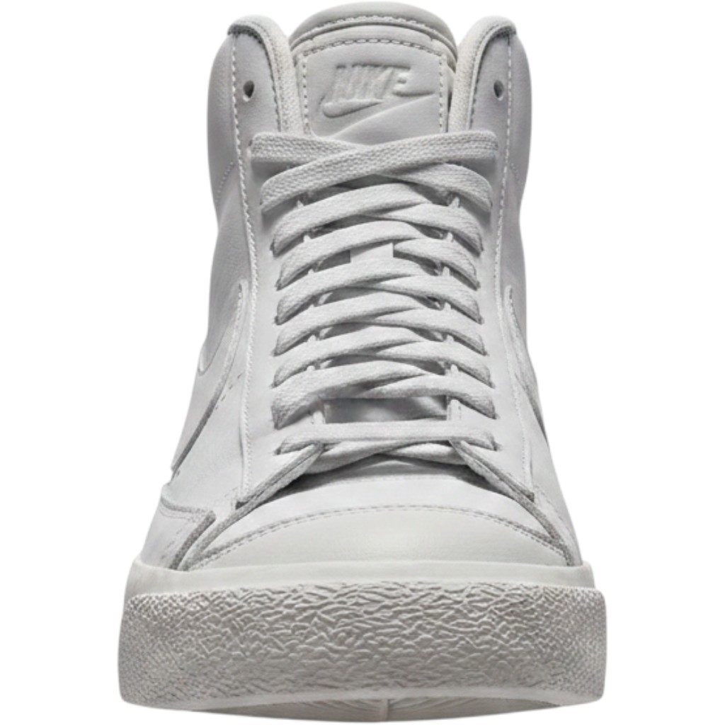 Nike Blazer Mid 77 Light Bone Leather High Top Sneakers DQ7572-001 Womens 8