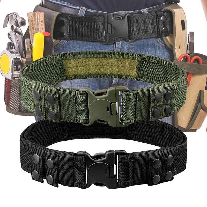 1Pc Quick Release Tactical Belt for Men Fashion Style Combat Belt for Outdoor Ac