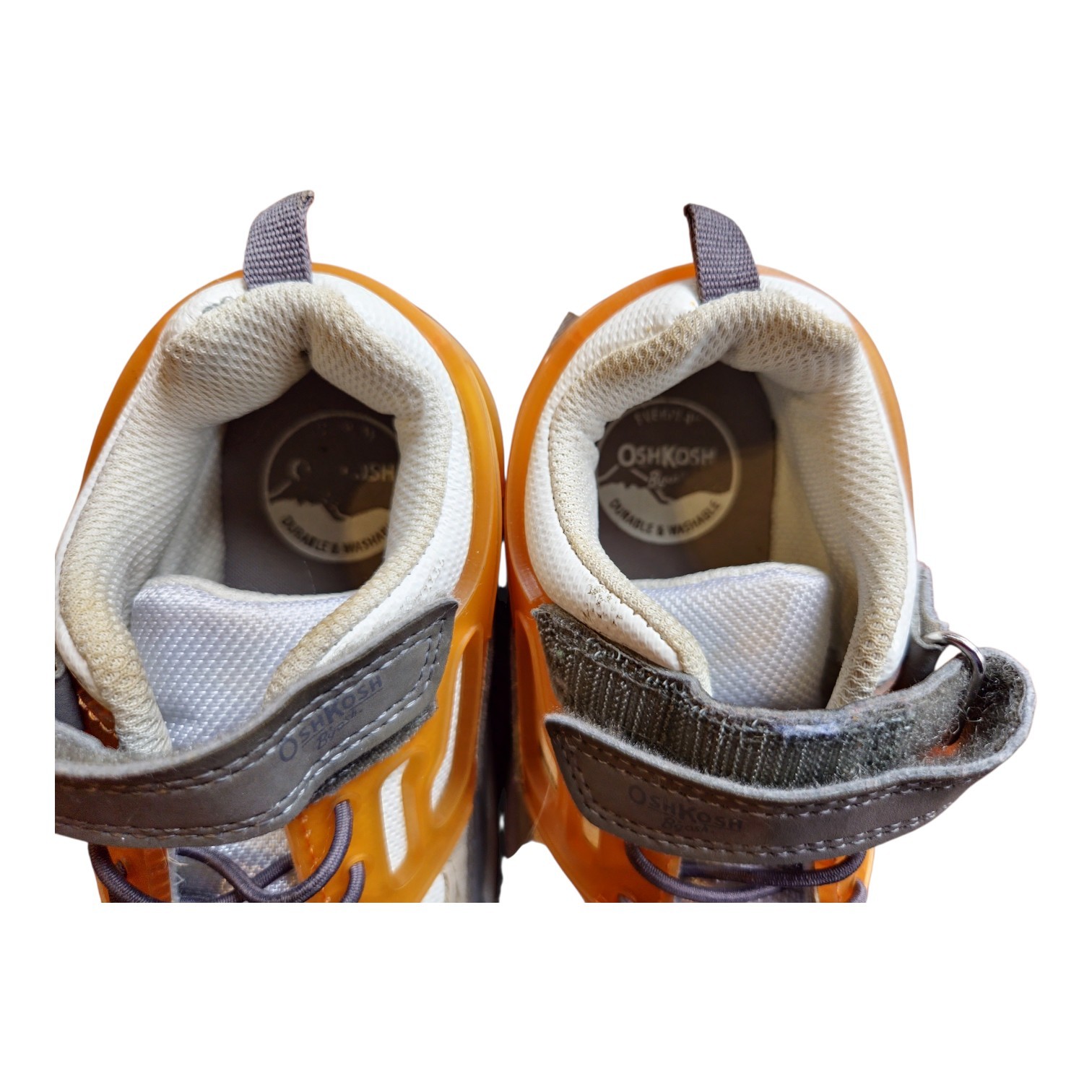 OshKosh B’gosh Carson Atheltic Tennis Shoes Toddler Boys 9m Orange School