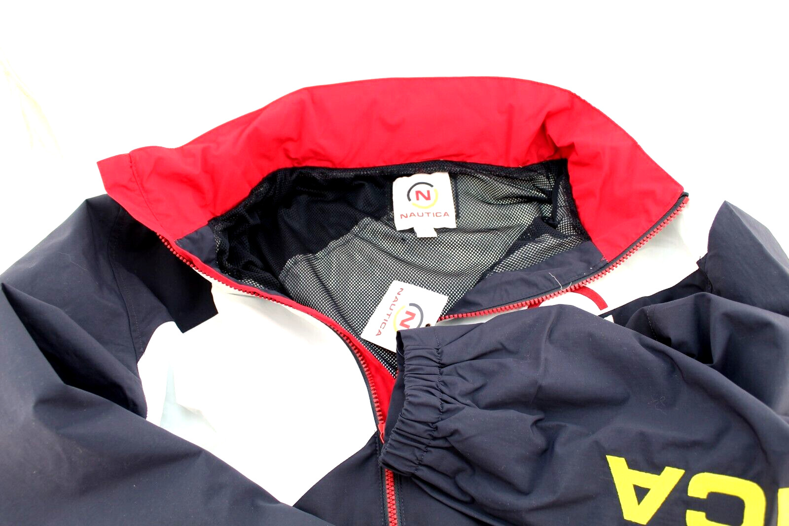 NAUTICA Men’s Small Colorblock Sailing Collection Windbreaker Jacket MSRP $148
