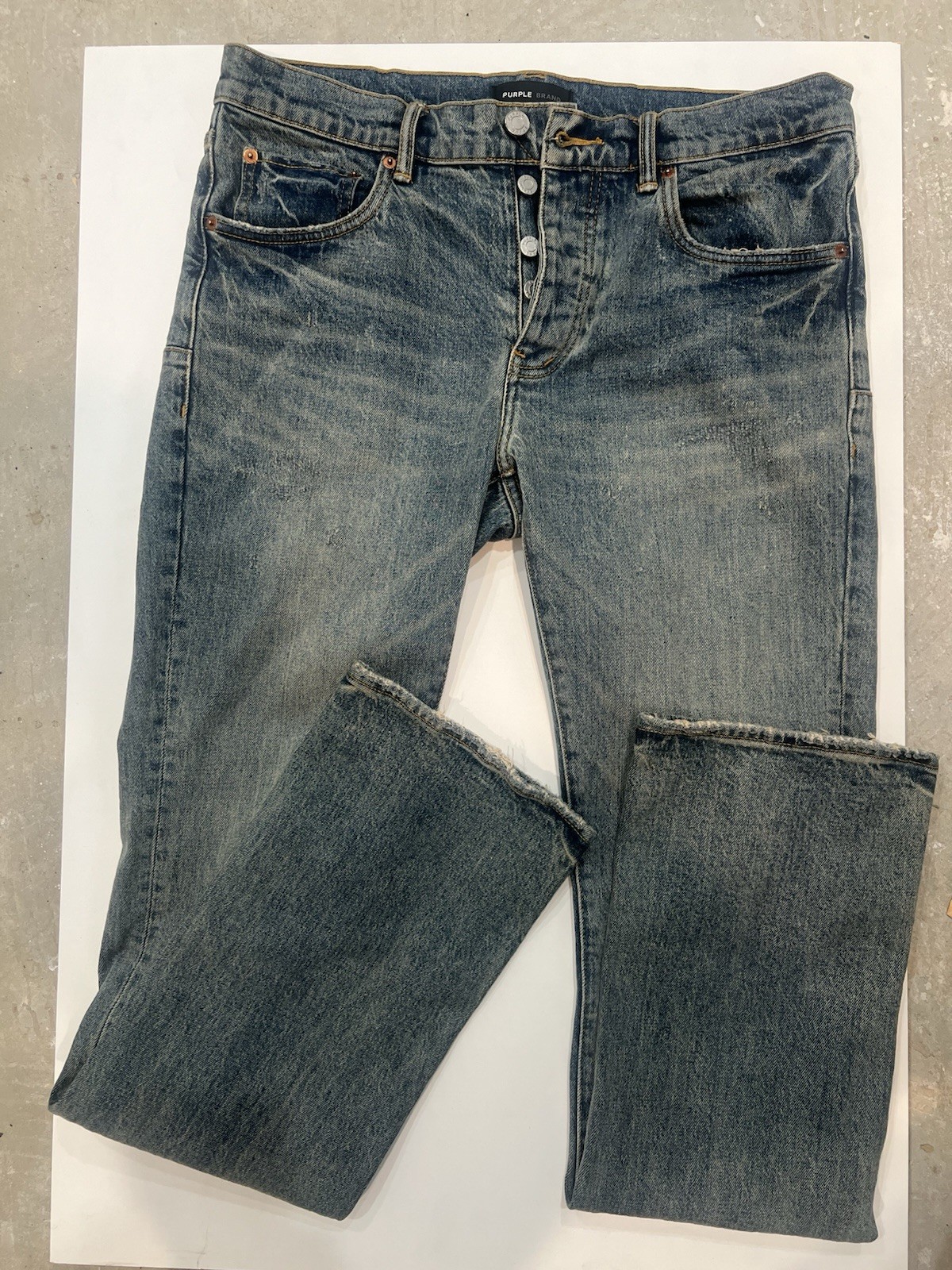 Purple Brand P004 Slim Flare Vintage Indigo Jeans 34