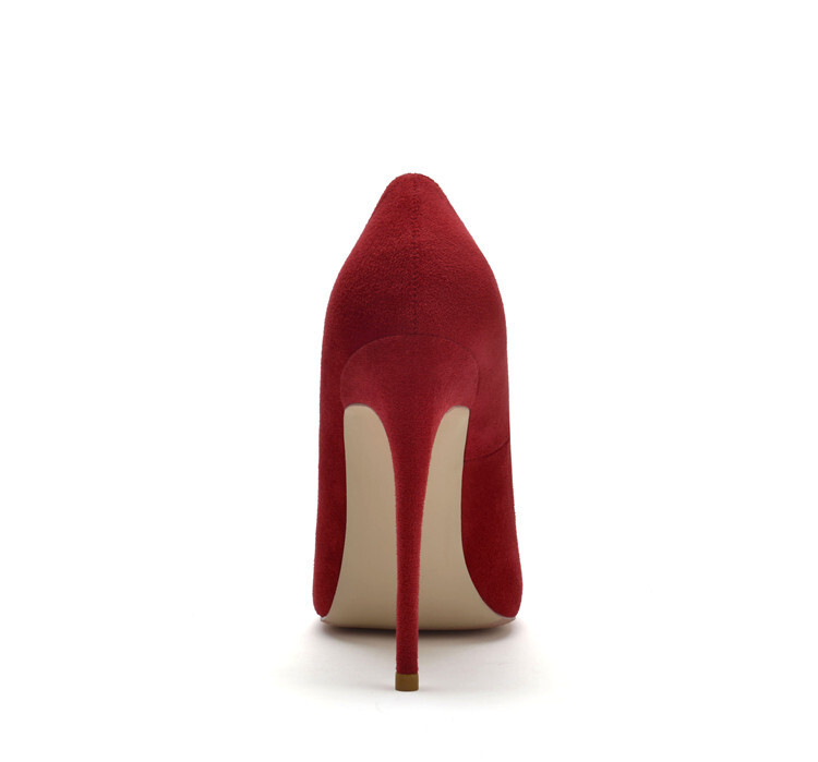 12cm Womens Sexy Suede High Stilettos Heels Night Party Slip On Pumps US4-US12