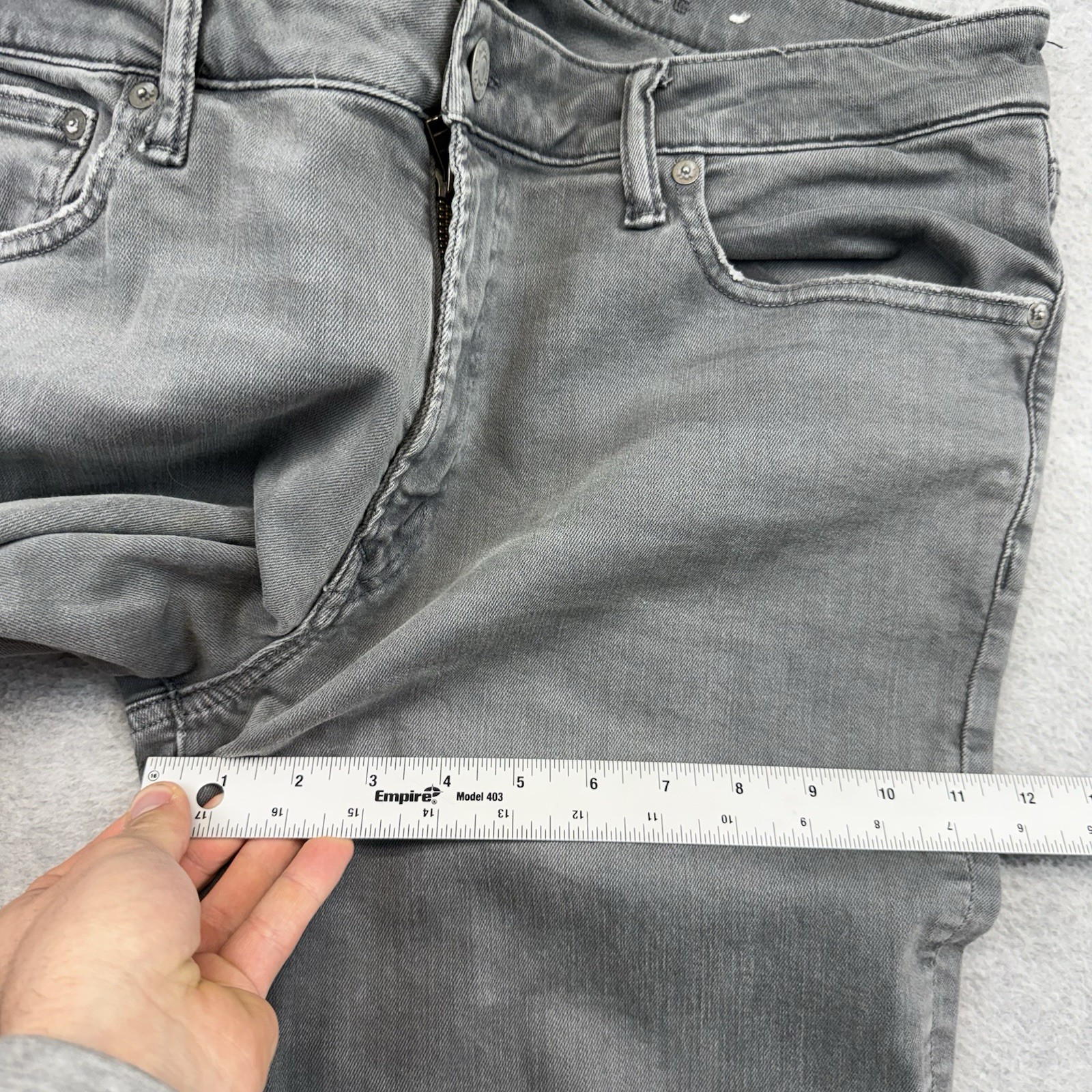 American Eagle Next Level Flex Slim Fit Jeans Mens 34×30 Gray Denim Stretch