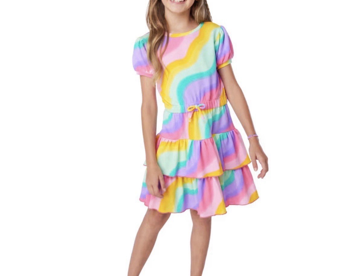 American Girl Summer’s Rainbow Swirl Dress for Girls (GOTY 2025) -Size Small 7/8