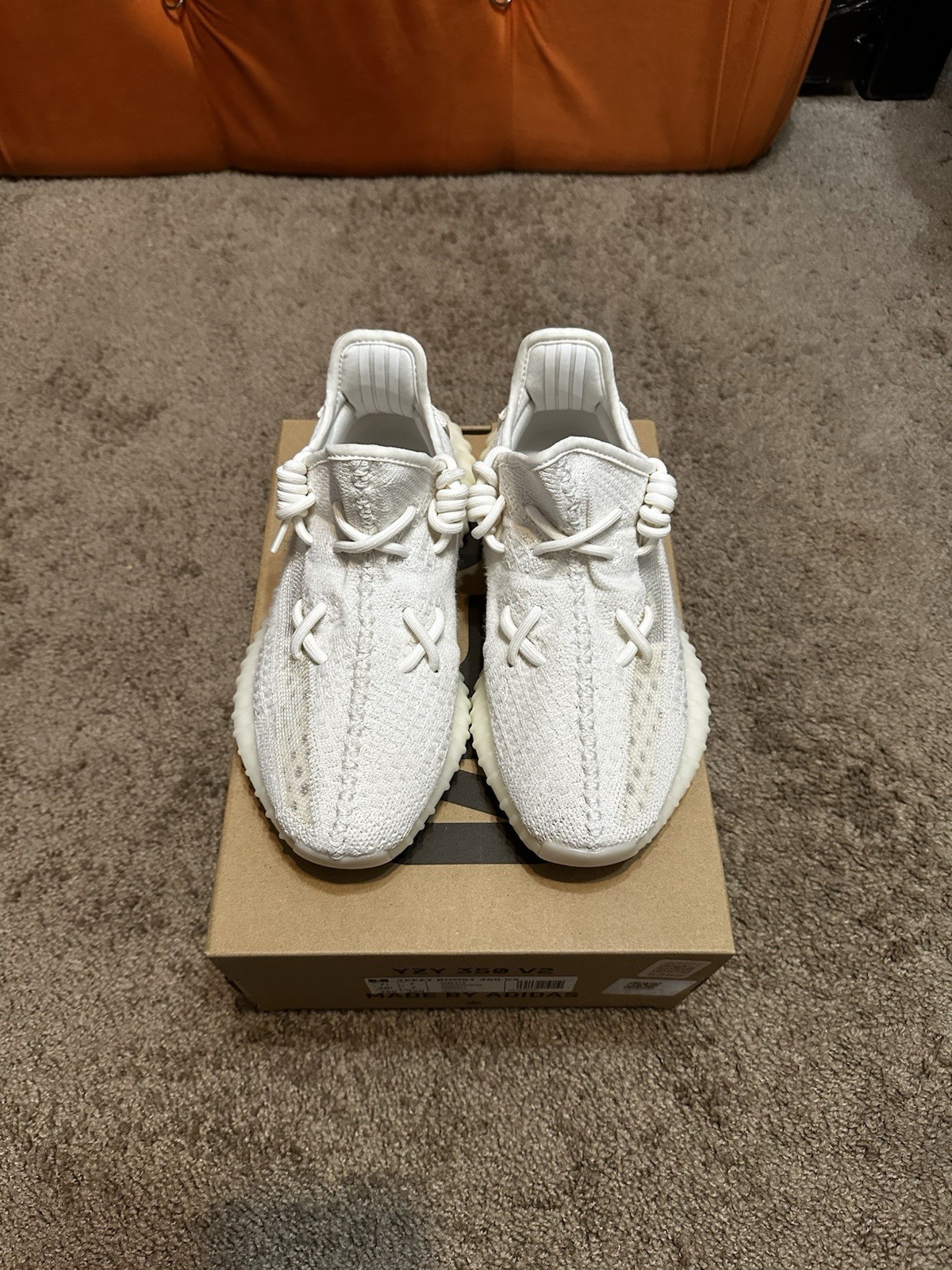 adidas Yeezy Boost 350 V2 Bone/White, Size 6.5M/8W