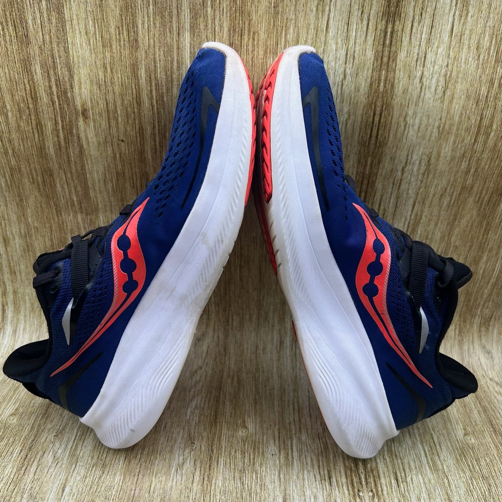 Saucony Ride 15 Men’s Size 9 Blue White Running Shoes Sneakers S20729-16