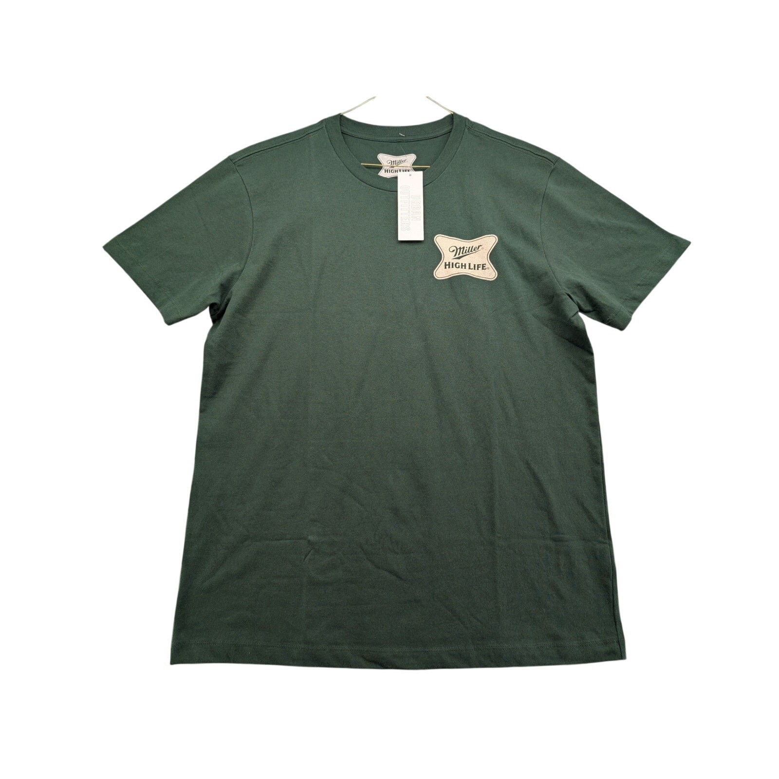 NWT Urban Outfitters Miller High Life Buck Graphic Tee in Green size Large