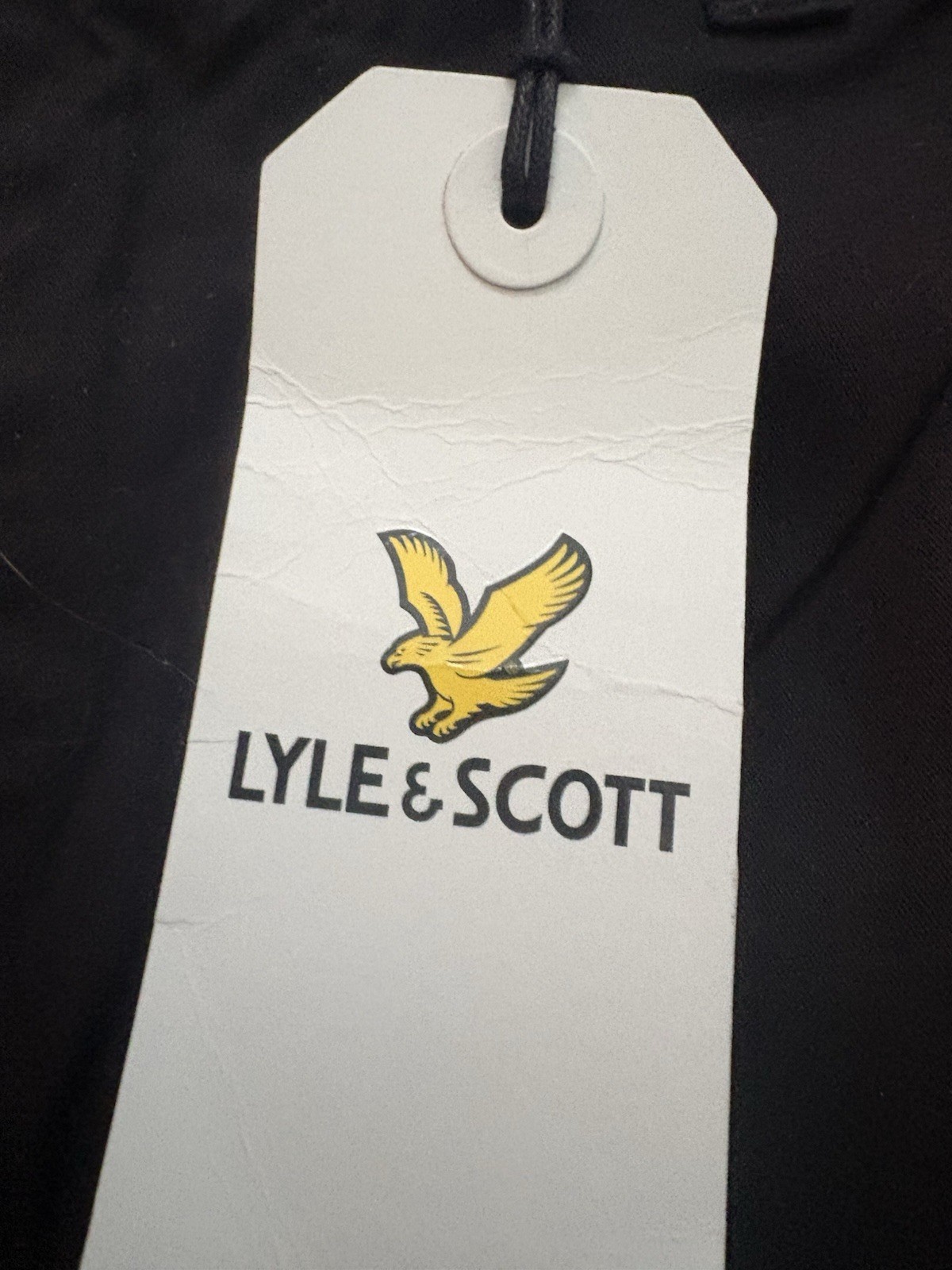 Lyle & Scott Men’s Black Relaxed Articulated Cargo Style Trousers W34 L30 BNWT