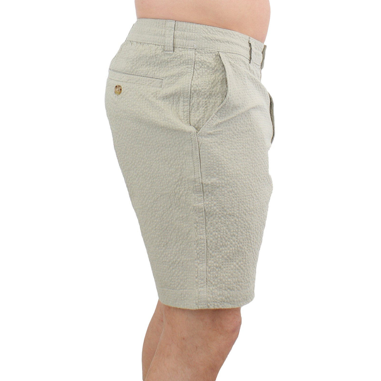Taylor Stitch Men’s Easy Short Soft Organic Cotton Seersucker 8″ Inseam $98