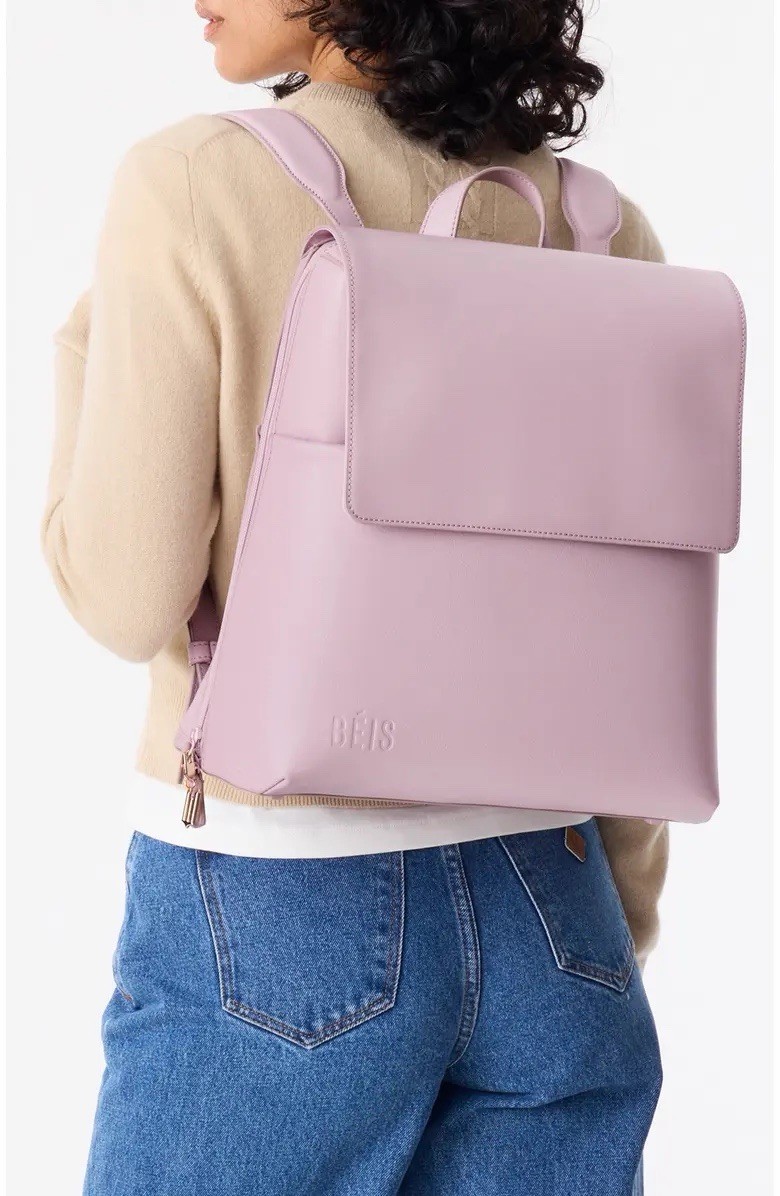 NWT Beis Wicked Backpack in Wicked Pink