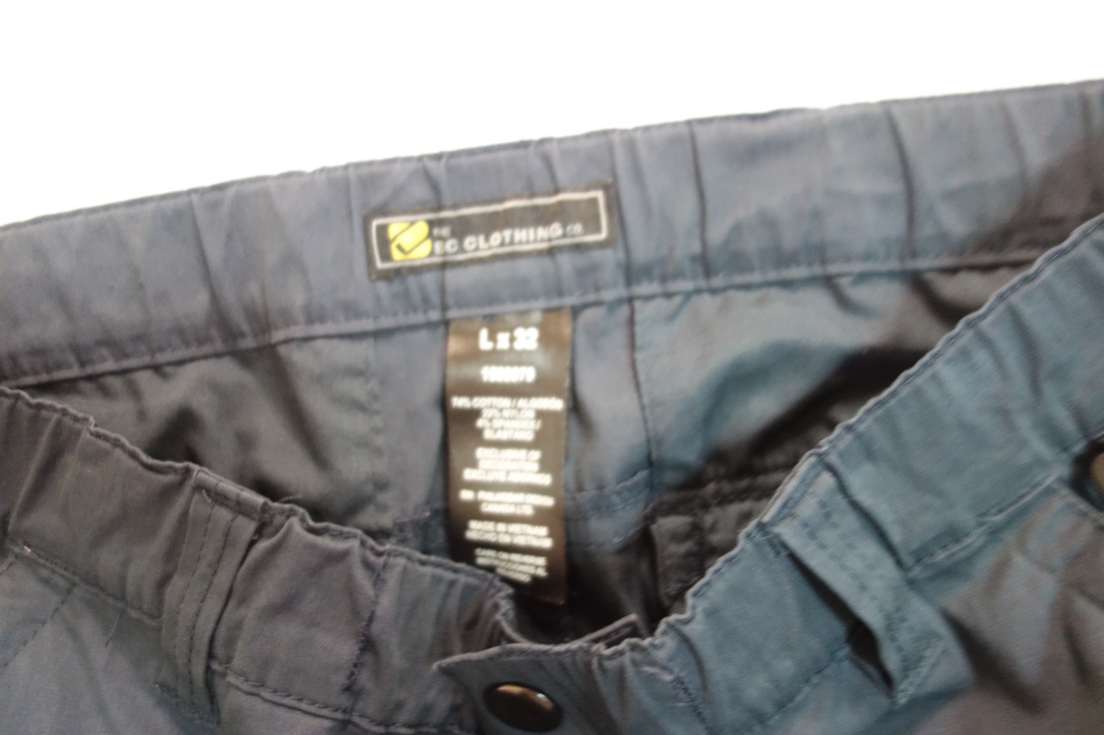 The B.C. Clothing Co. Men’s Pants Lx32 *Actual Inseam 31″ Blue Convertible